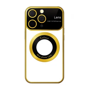 İphone 13 Pro Kılıf Kamera Korumalı Magsafe Colourl Gold