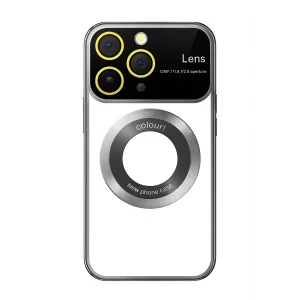 İphone 13 Pro Kılıf Kamera Korumalı Magsafe Colourl Gümüş