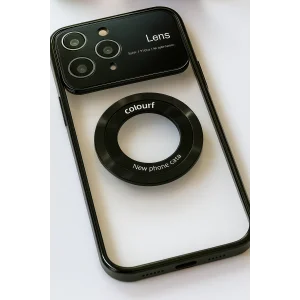 İphone 14 Pro Max Kılıf Kamera Korumalı Magsafe Colourl Siyah