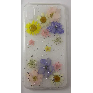 İphone XR Kılıf Karışık Çiçekli Silikon