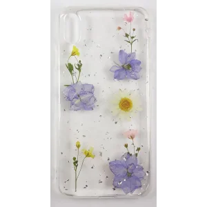 İphone XS Max Kılıf Karışık Çiçekli Silikon