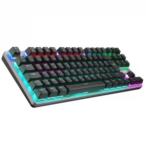 Klavye Oyuncu 87 Tuşlu Süper Kompakt Mekanik Red Switch Rainbow Altec Lansing ALGK8404GR Siyah-Gümüş