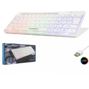 Klavye Oyuncu Mini Rgb Hadron HDX2608 Beyaz