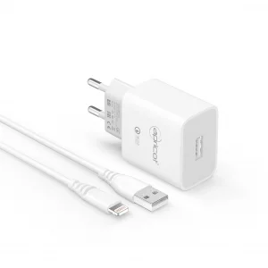 Şarj Aleti Takım İphone Lightning 5V 3.4A Apricot APC-U310L Beyaz
