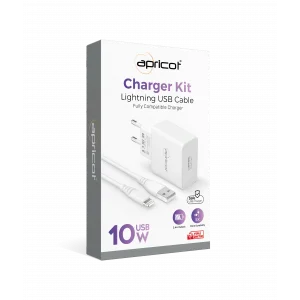 Şarj Aleti Takım İphone Lightninh 2.4A Apricot APC-U210L