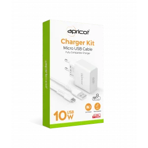 Şarj Aleti Takım Micro 2.4A Apricot APC-U210M