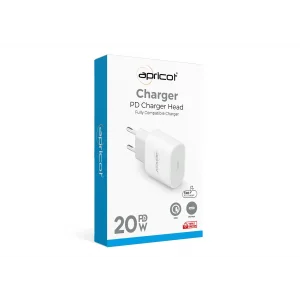 Şarj Kafa Type-C 20W Apricot APC-PD20