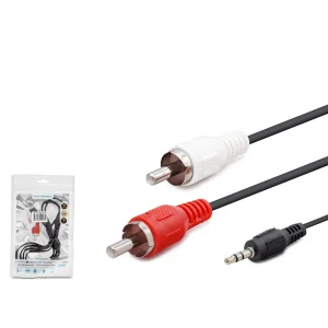 3.5 MM. Aux To 2Rca Ses Kablosu 1.5 M Hadron HD4022 HDX1042
