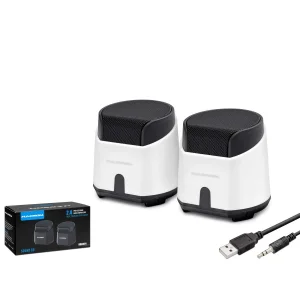 Hoparlör Speaker Usb 1+1 Hadron HD6024 Beyaz