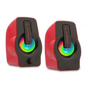Hoparlör Speaker Usb 6W Rgb Ledli Rampage Falsetto RMS-G7 Kırmızı