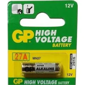 Pil 12V Süper Alkalin Pil GP 27A 2C5