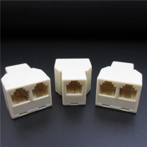 Telefon RJ11 Çoklayıcı 2 Li  F RJ11 To F 2RJ11 Hadron HD4753