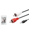 3.5 MM. Aux To 2Rca Ses Kablosu 1.5 M Hadron HD4022 HDX1042