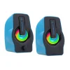Hoparlör Speaker Usb 6W Rgb Ledli Rampage Falsetto RMS-G7 Mavi