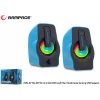 Hoparlör Speaker Usb 6W Rgb Ledli Rampage Falsetto RMS-G7 Mavi
