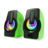 Hoparlör Speaker Usb 6W Rgb Ledli Rampage Falsetto RMS-G7 Yeşil