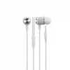 Kulaklık Mikrofonlu Hytech HY-XK24 Beyaz-Gümüş
