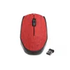 Mouse Kablosuz Kumaş Yüzey Everest KM-218 Kırmızı
