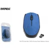 Mouse Kablosuz Kumaş Yüzey Everest KM-218 Mavi