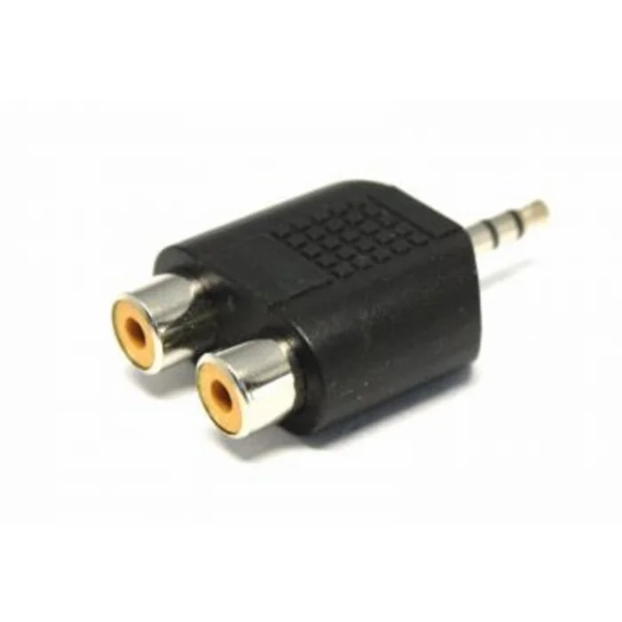 3.5 MM. Jack To 2 Dişi Rca Çevirici Qtop Q-728