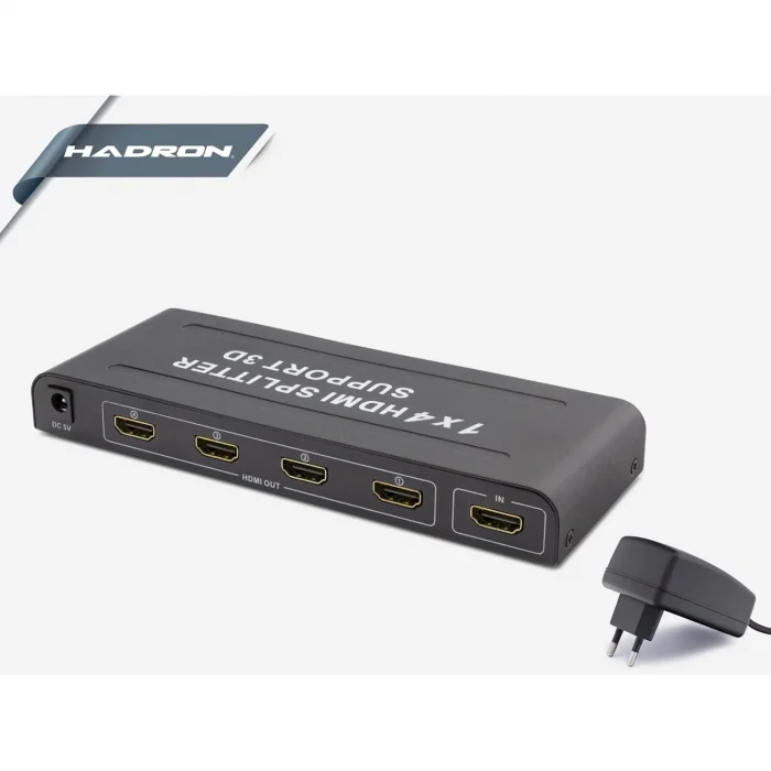 Hdmı Çoklayıcı Splitter 4 Port 1.4 V 1080P 3D Hadron HDX1286