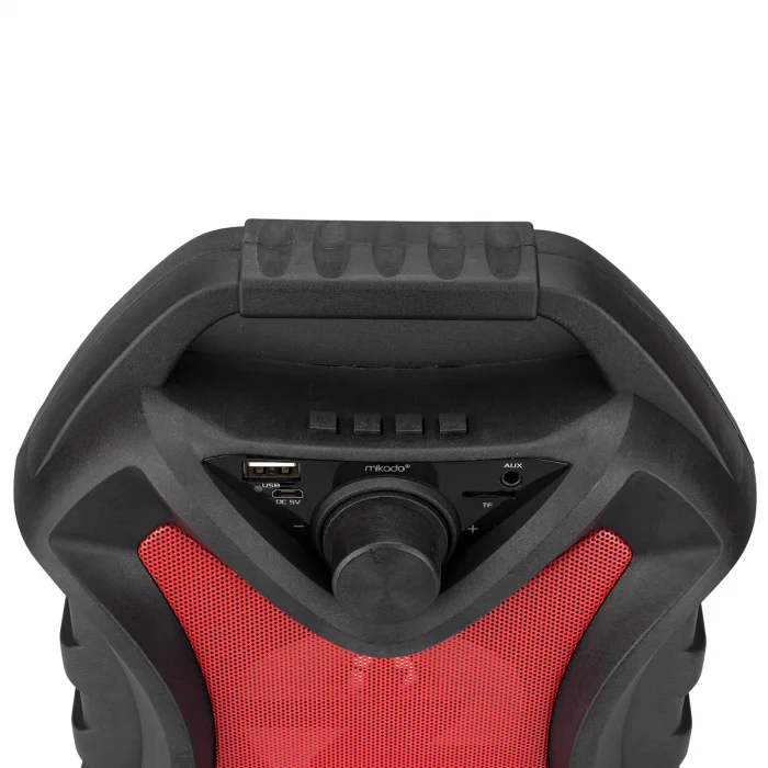 Bluetooth Hoparlör Usb-Sd Mikado MD-5BT X-Life Siyah-Kırmızı