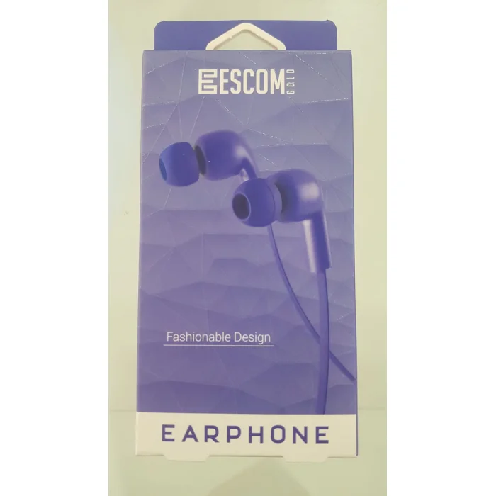 Kulaklık Mikrofonlu Escomgold TK-40 Mavi