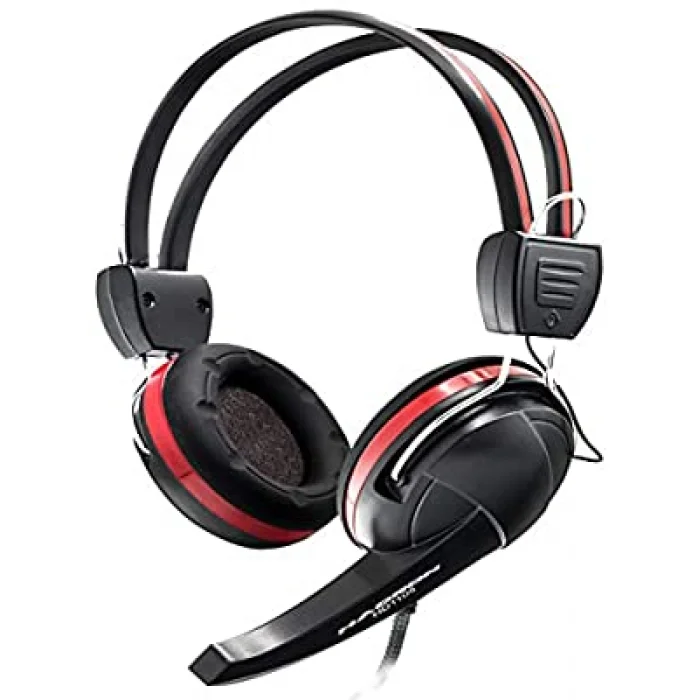 Kulaklık Mikrofonlu Hadron HD1105 Siyah-Kırmızı