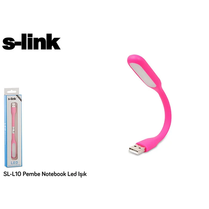 Led Usb Okuma Lambası S-link SL-L10 Pembe