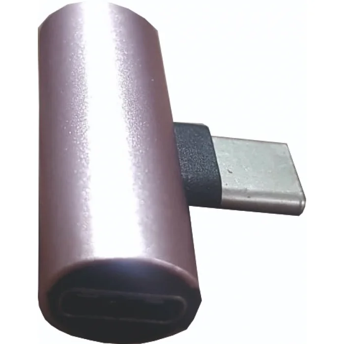 Type-C To Aux Ve Şarj Çevirici Adaptör Qtop Q-4485 Rosegold