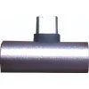 Type-C To Aux Ve Şarj Çevirici Adaptör Qtop Q-4485 Rosegold