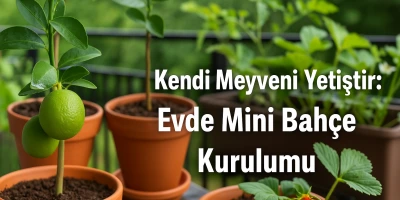 Kendi Meyveni Yetiştir: Evde Mini Bahçe Kurulumu