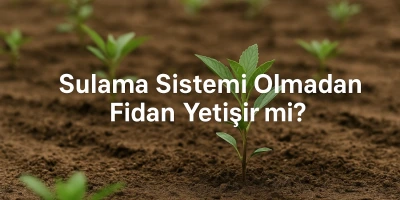 Sulama Sistemi Olmadan Fidan Yetişir mi?