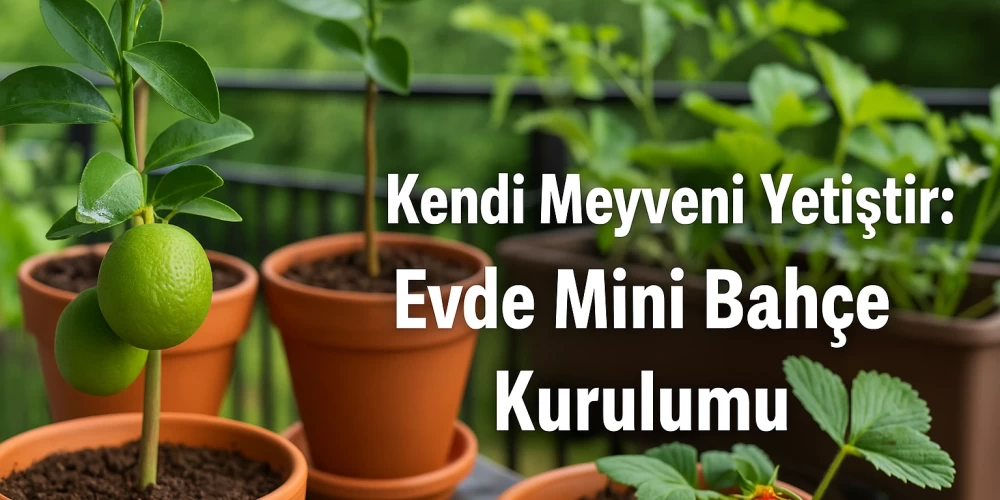 Kendi Meyveni Yetiştir: Evde Mini Bahçe Kurulumu