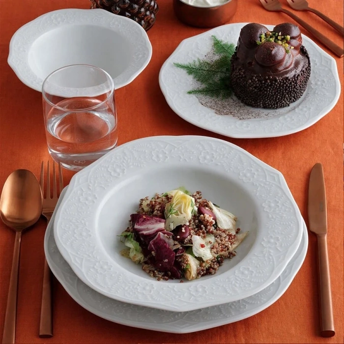 Güral Porselen 83 Parça 12 Kişilik Yemek Takımı