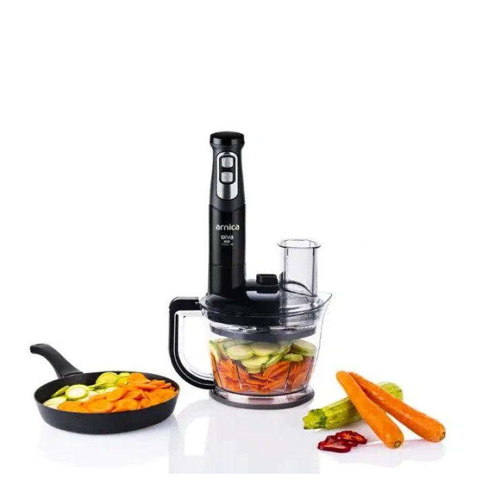 Arnica Diva Pro Rendeli El Blender Seti Siyah GH21803