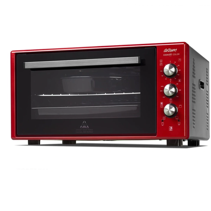 Arzum Cookart Color 50 L Çift Camlı Fırın - Nar - AR2034