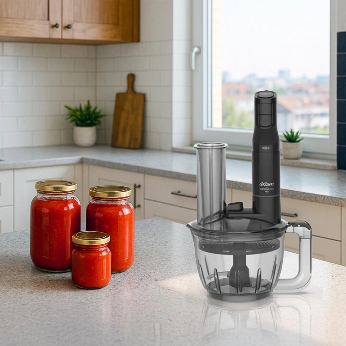 Arzum Soprano Max Neo Multi Blender Seti AR1187-01 - Siyah