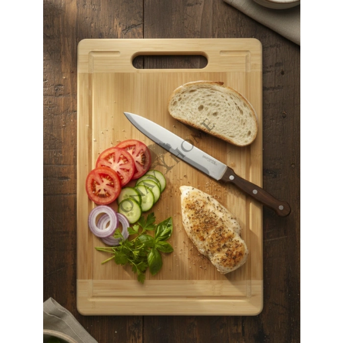 Bambu Kesme Tahtası – Saplı, Dayanıklı ve Doğal
