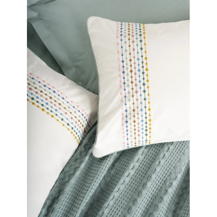 Cotton Box Aura Tek Kişilik Pike Takımı Pebble Mint