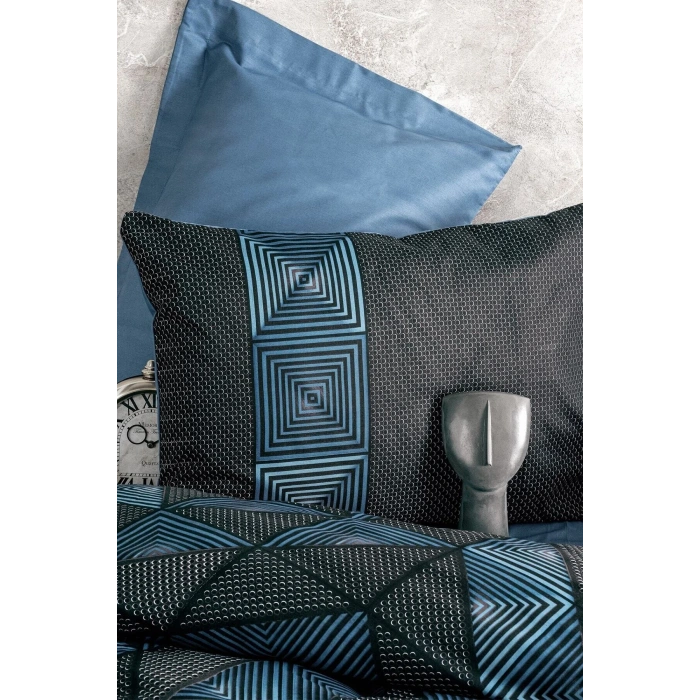 Cotton Box Dark Tek Kişilik Nevresim Takımı Armor Siyah