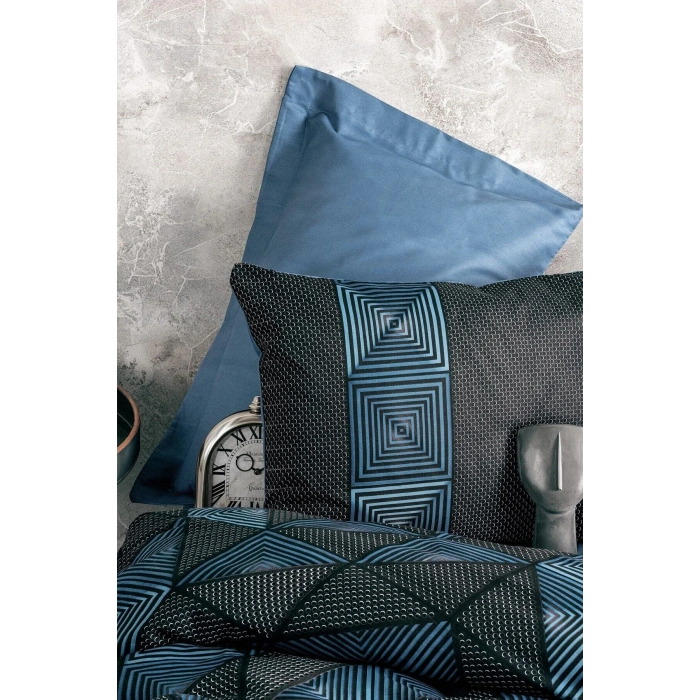 Cotton Box Dark Tek Kişilik Nevresim Takımı Armor Siyah