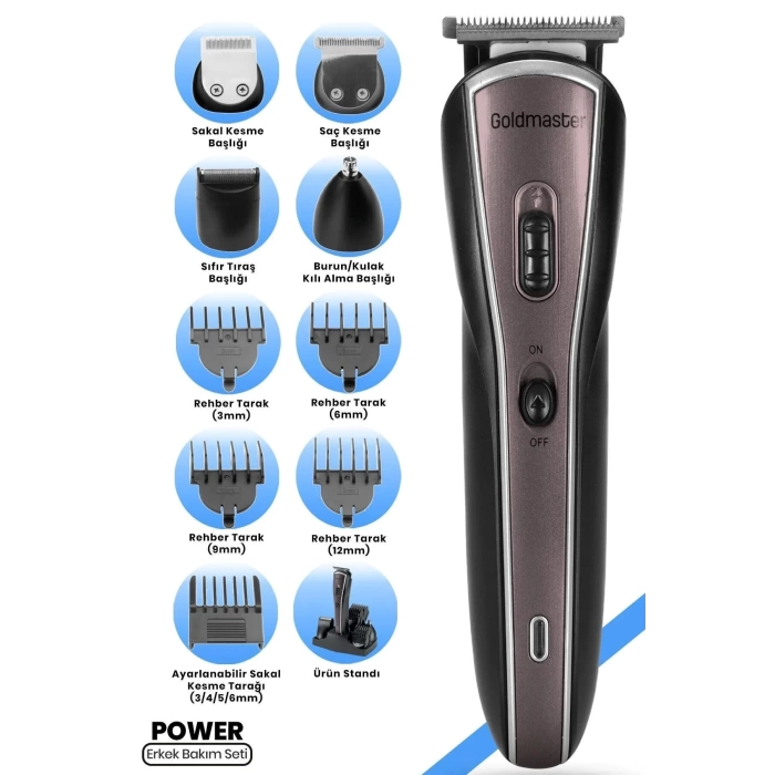 Goldmaster Erkek Bakım Seti Power In-6100
