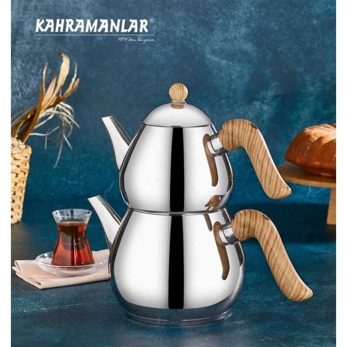 Kahramanlar Damla Mega Çaydanlık Takımı - 1,80 / 2,80