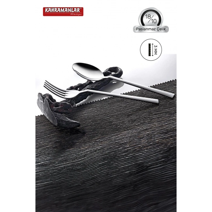 Kahramanlar Ege 60 Parça Çatal Kaşık Seti