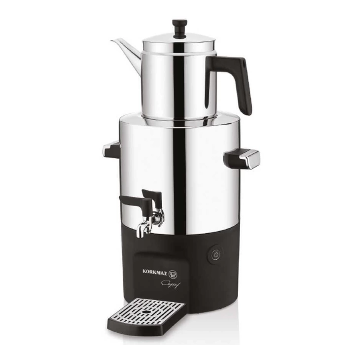 Korkmaz Çayşef Inox/Parlak Semaver A841-01