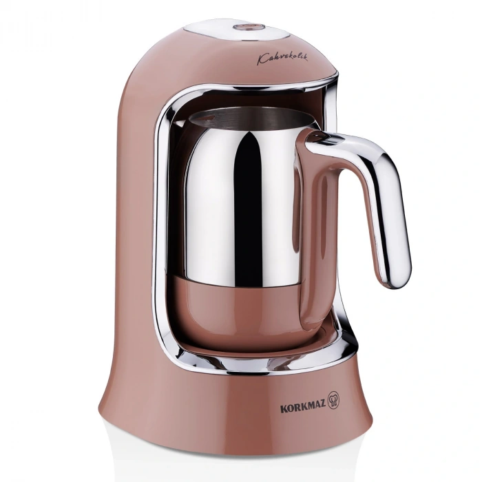 Korkmaz Kahvekolik Otomatik Kahve Makinesi Mocha Krom A860-17