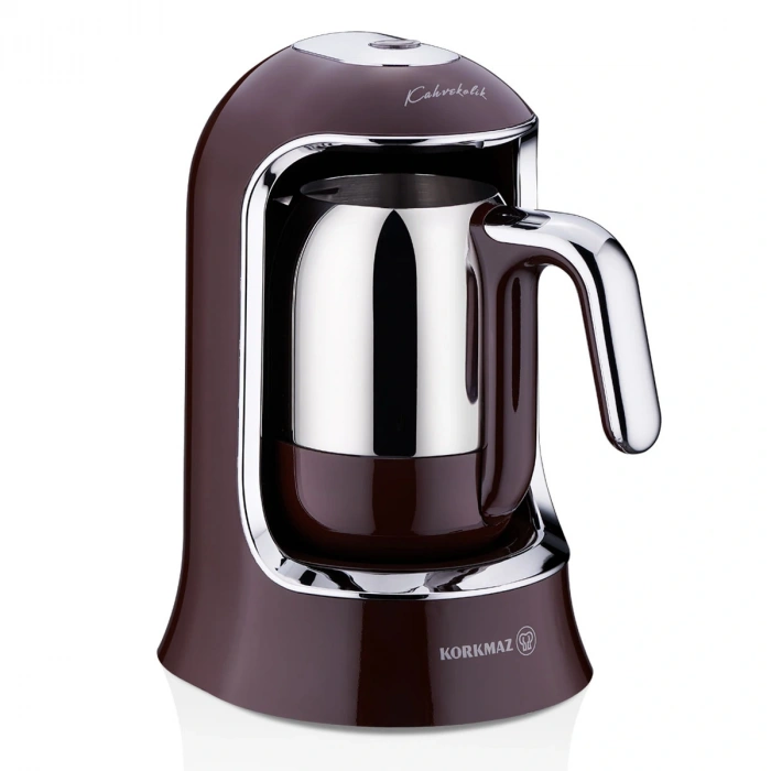 Korkmaz Kahvekolik Otomatik Kahve Makinesi Robusta Krom A860-18