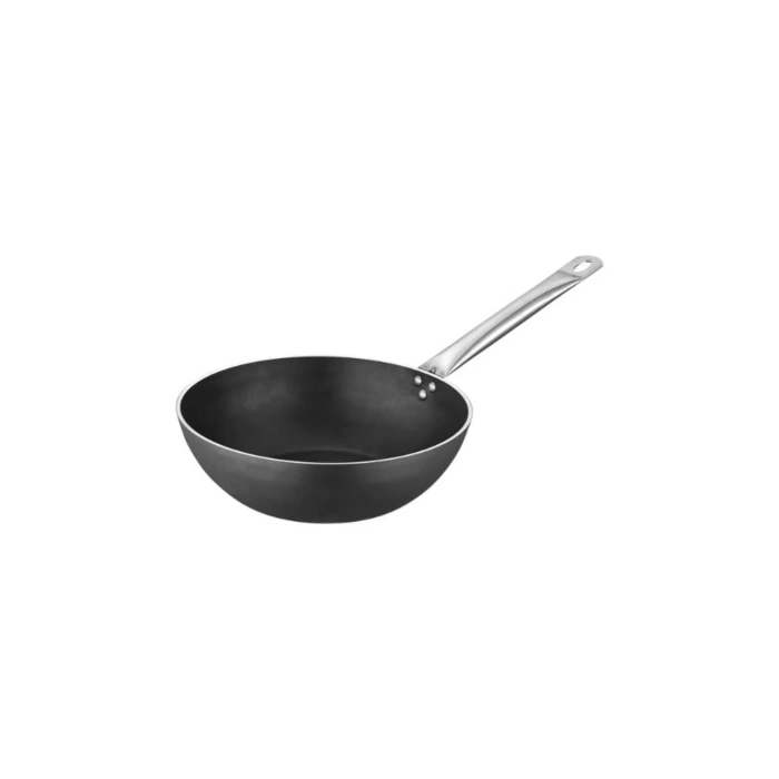Net Çelik Netlon İnci Serisi 30 Cm Endüstriyel Wok Tava