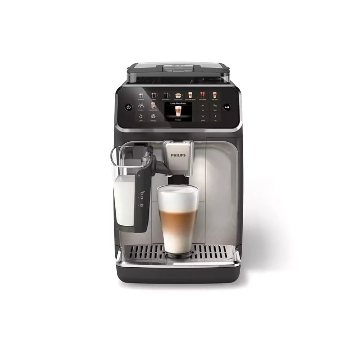 Philips EP5547/90 Tam Otomatik LatteGo Espresso Makinesi, 5500 Serisi, SilentBrew Teknolojisi, Hızlı Başlangıç, Taze Öğütülmüş Çekirdeklerden Aromatik Kahve, 20 Sıcak ve Soğuk İçecek